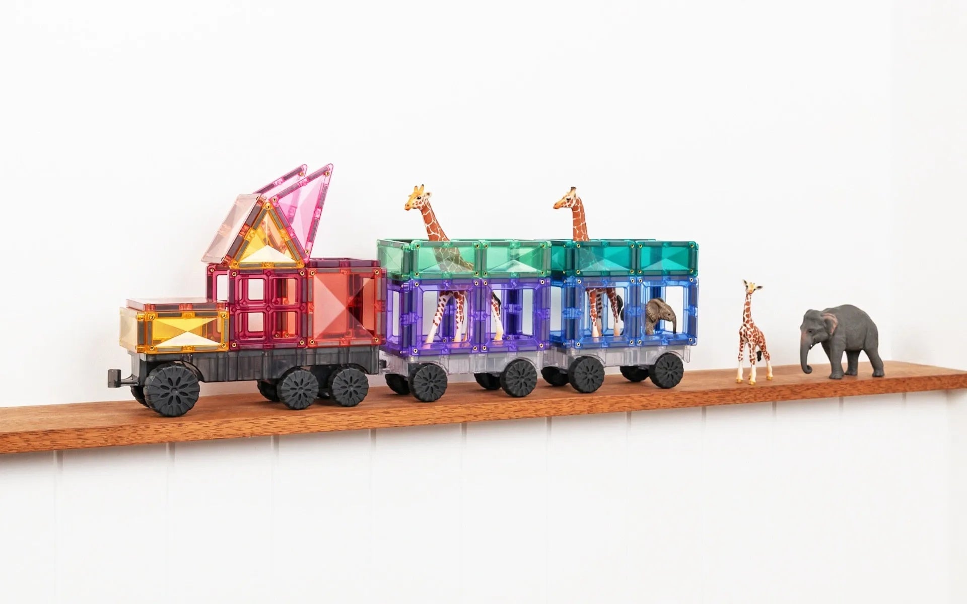 Connetix Pastel Transport Pack 50 Piece - Toybox Tales