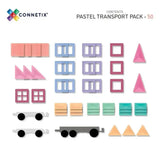 Connetix Pastel Transport Pack 50 Piece - Toybox Tales