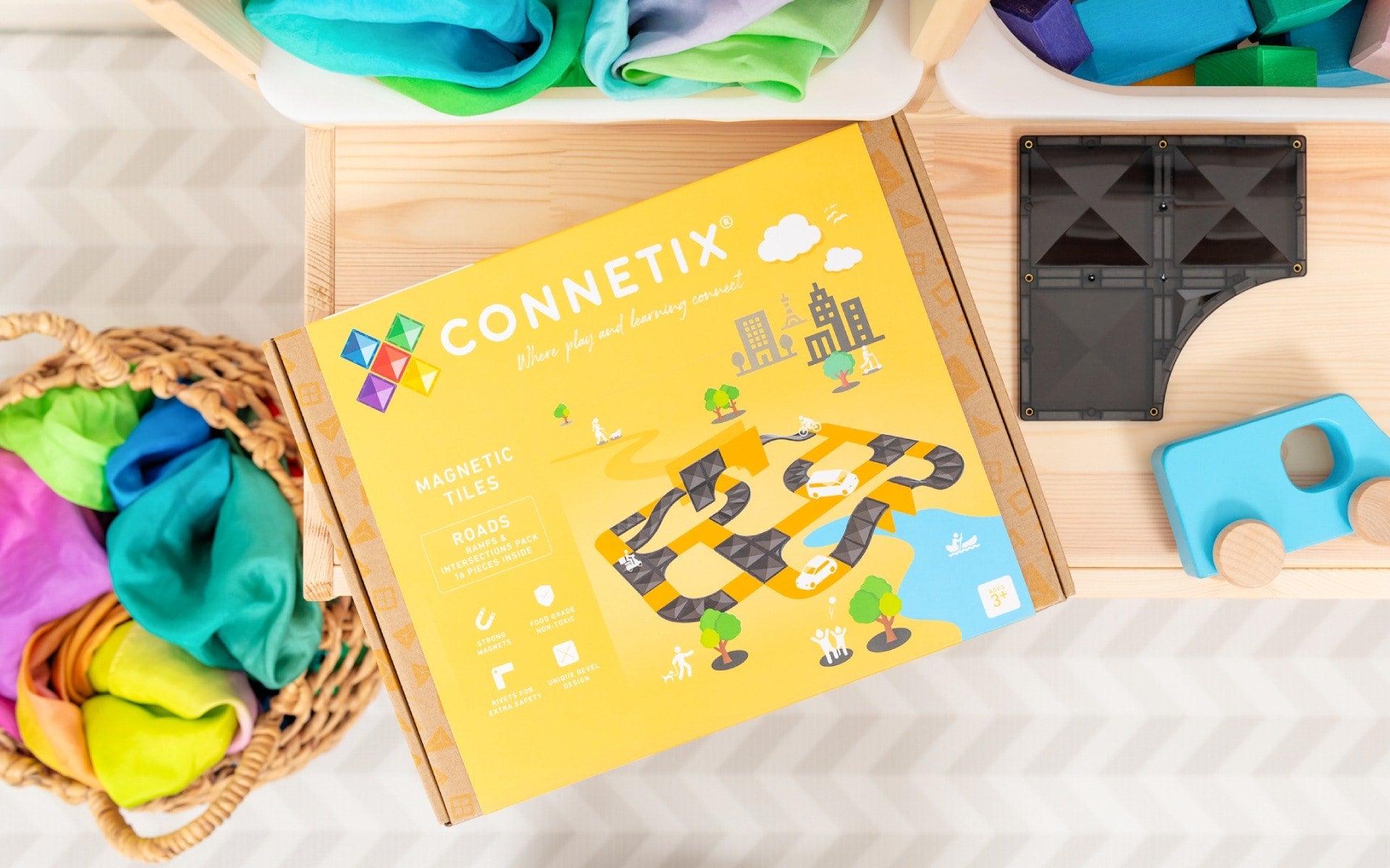 Connetix Ramps & Intersections Pack 16pc