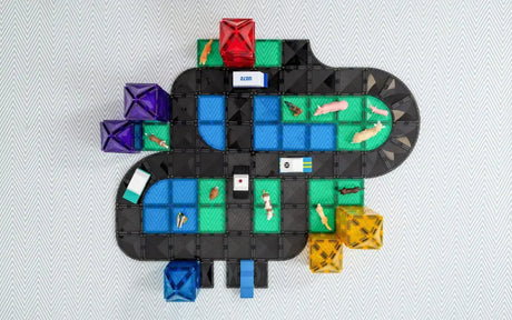Connetix | Creative Roads Pack 48pc - Toybox Tales
