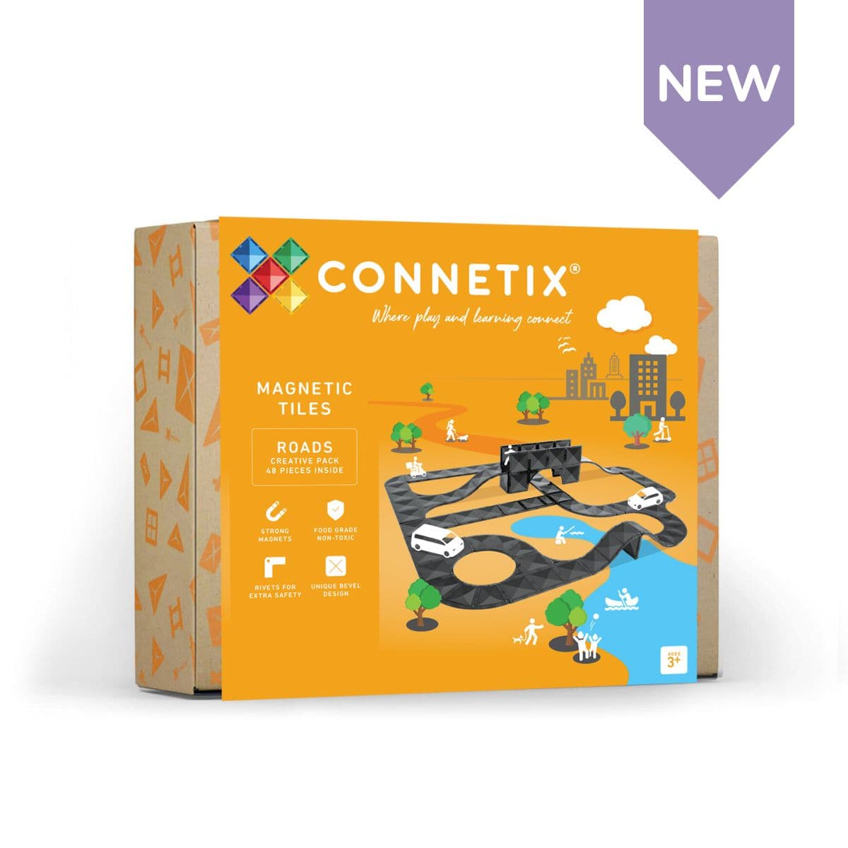 Connetix | Creative Roads Pack 48pc