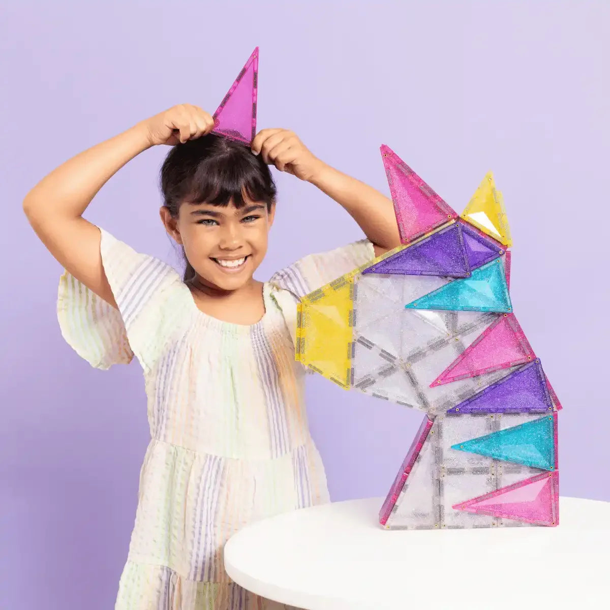 Connetix | Glitter Unicorn Pack 56 Piece