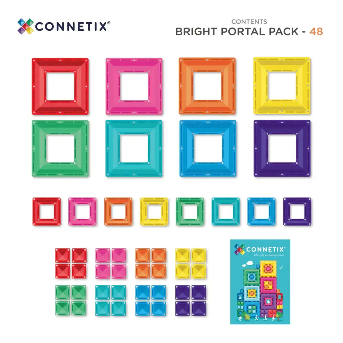 Connetix | Bright Portal Pack 48 Piece