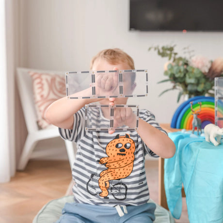 Connetix Clear Rectangle Pack 12 Piece