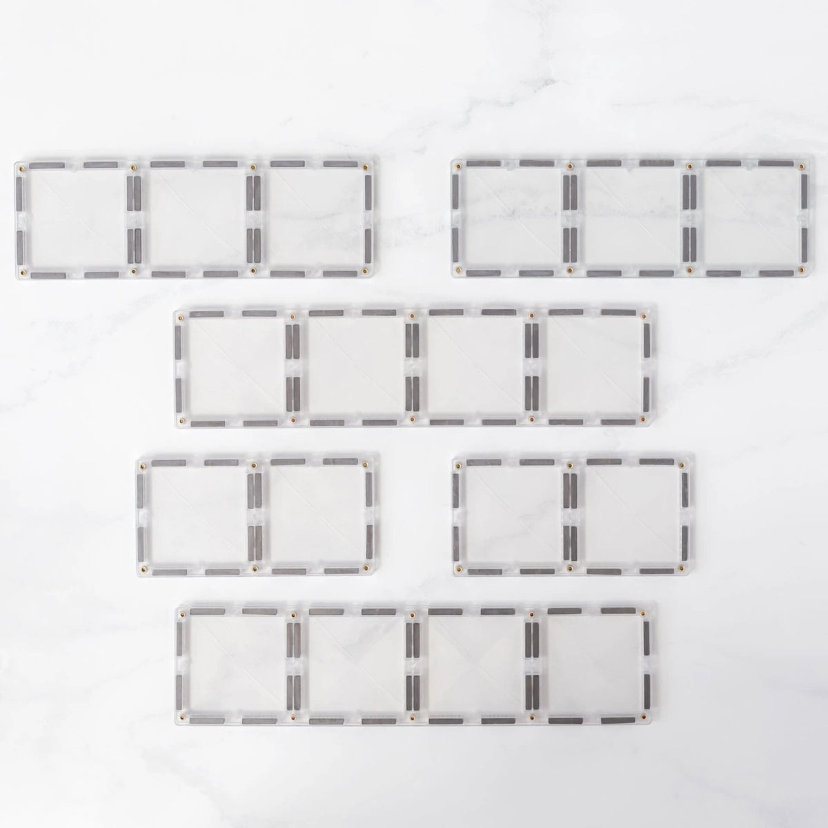 Connetix Clear Rectangle Pack 12 Piece
