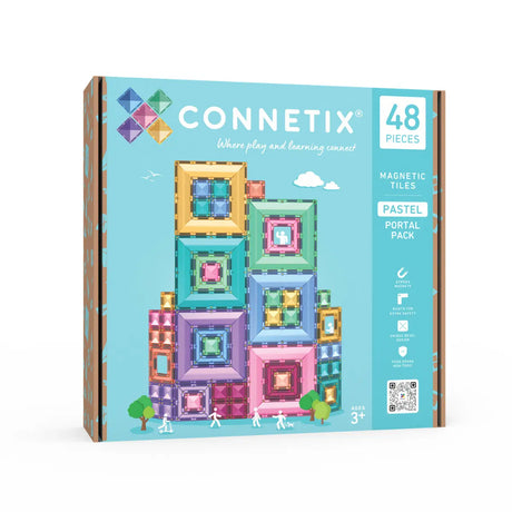Connetix Pastel Portal Pack 48 Piece