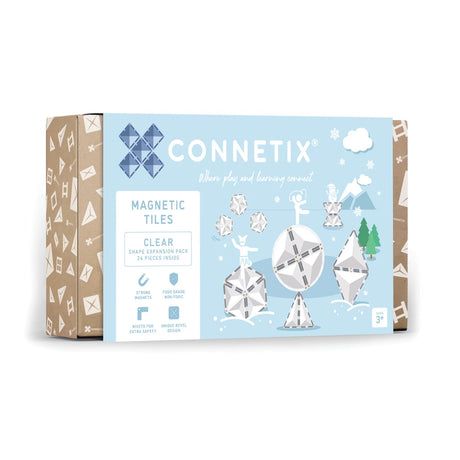 Connetix Clear Shape Expansion Pack 24 Piece