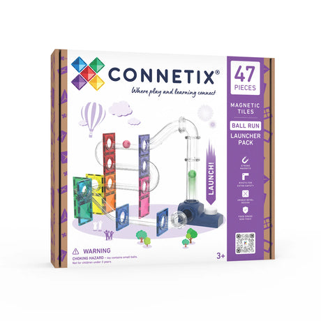 Connetix Ball Run Launcher Pack 47 Piece