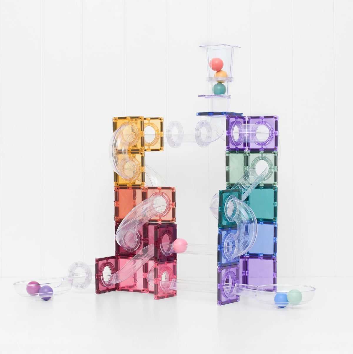 Connetix Ball Run Pastel Pack 114 Piece