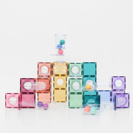 Connetix Ball Run Pastel Pack 114 Piece