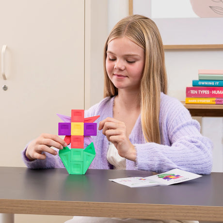 Connetix PRO Build It 4 Ways Flowers Pack 21 Piece