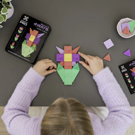 Connetix PRO Build It 4 Ways Flowers Pack 21 Piece