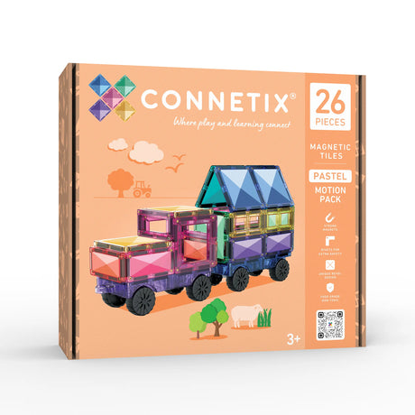 Connetix Pastel Motion Pack 26 Piece