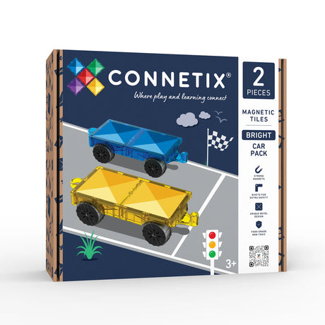 Connetix Bright Car Pack 2 Piece