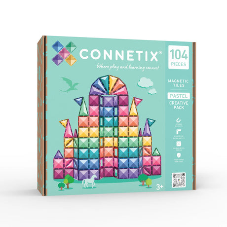 Connetix Pastel Creative Pack 104 Piece
