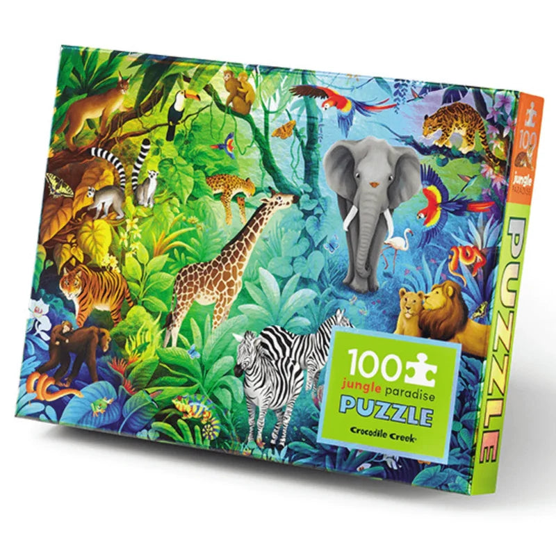 Holographic Puzzle 100 Piece | Jungle Paradise
