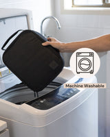 MontiiCo Large Insulated Lunch Bag - Jetset (Ice Pack Included)