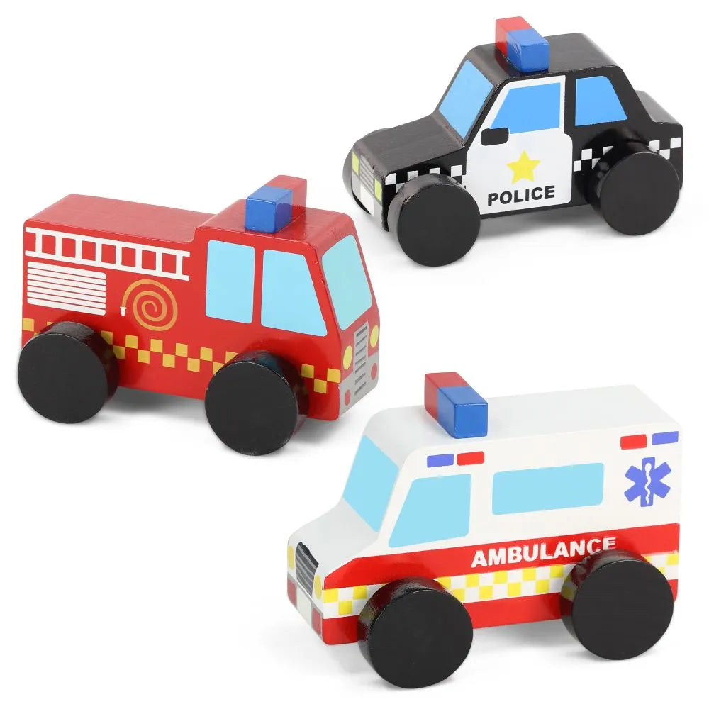 Wooden Emergency Services FSC 100% certified - Toybox Tales