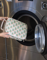 MontiiCo Large Insulated Lunch Bag - Coconut Palms (Ice Pack Included)