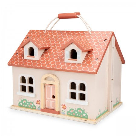 New Classic Toys - Mini Folding Doll House (with furniture)