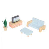 New Classic Toys - Mini Folding Doll House (with furniture)