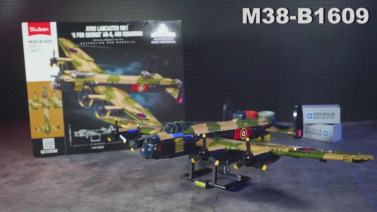Sluban | G for George | Avro Lancaster MK1 1382 Pieces
