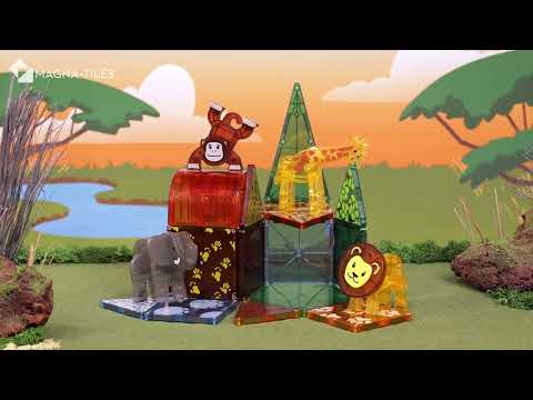Magna-Tiles - Safari Animals - 25 Piece Set