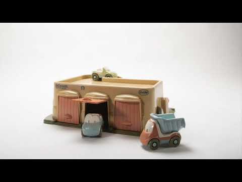 Dantoy - Bioplastic - Garage + 3 Cars