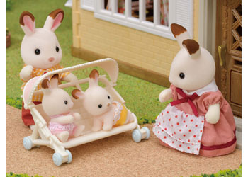 Sylvanian Families | Triplets Stroller