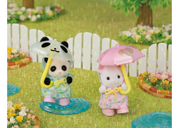 Sylvanian Families - Nursery Friends -Rainy Day Duo - Toybox Tales