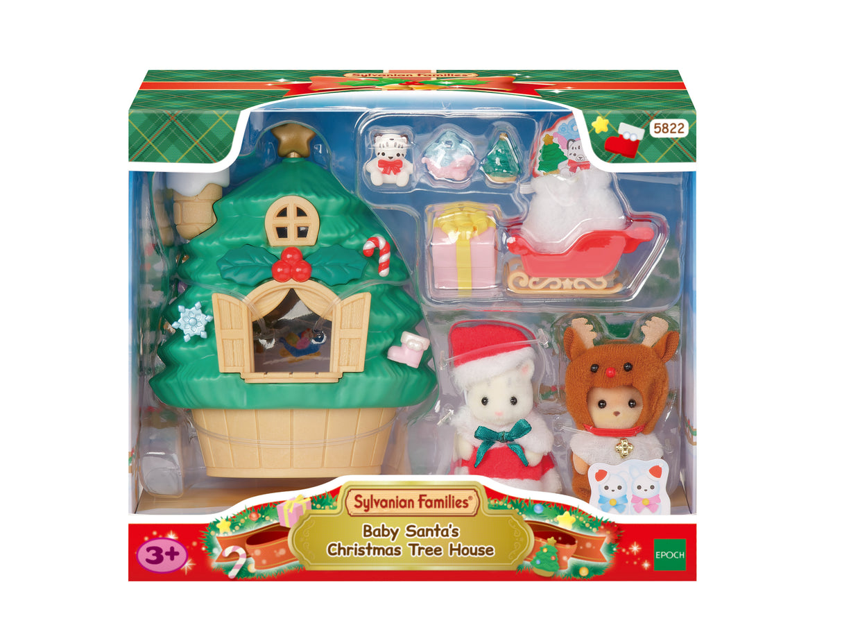 Sylvanian Families - Baby Santa's Christmas Tree House