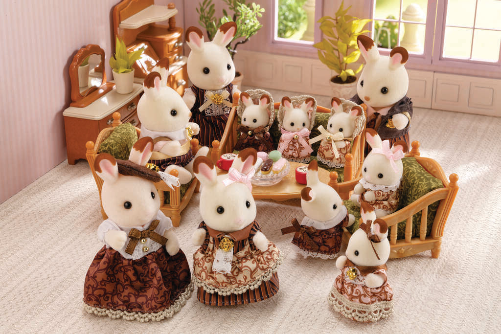 Sylvanian Families - Chocolate Rabbit Family Anniversary Set