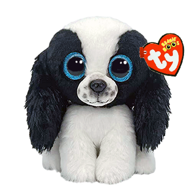 TY Beanie Boos | Sissy the Black & White Dog | Regular