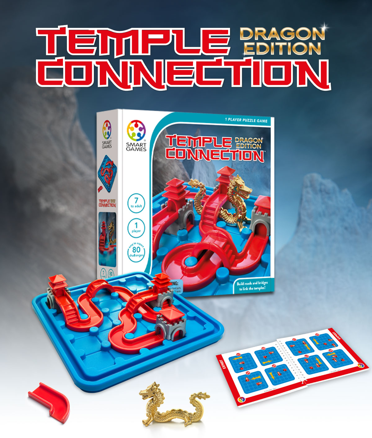 Smart Games | Temple Connection | Dragon Edition