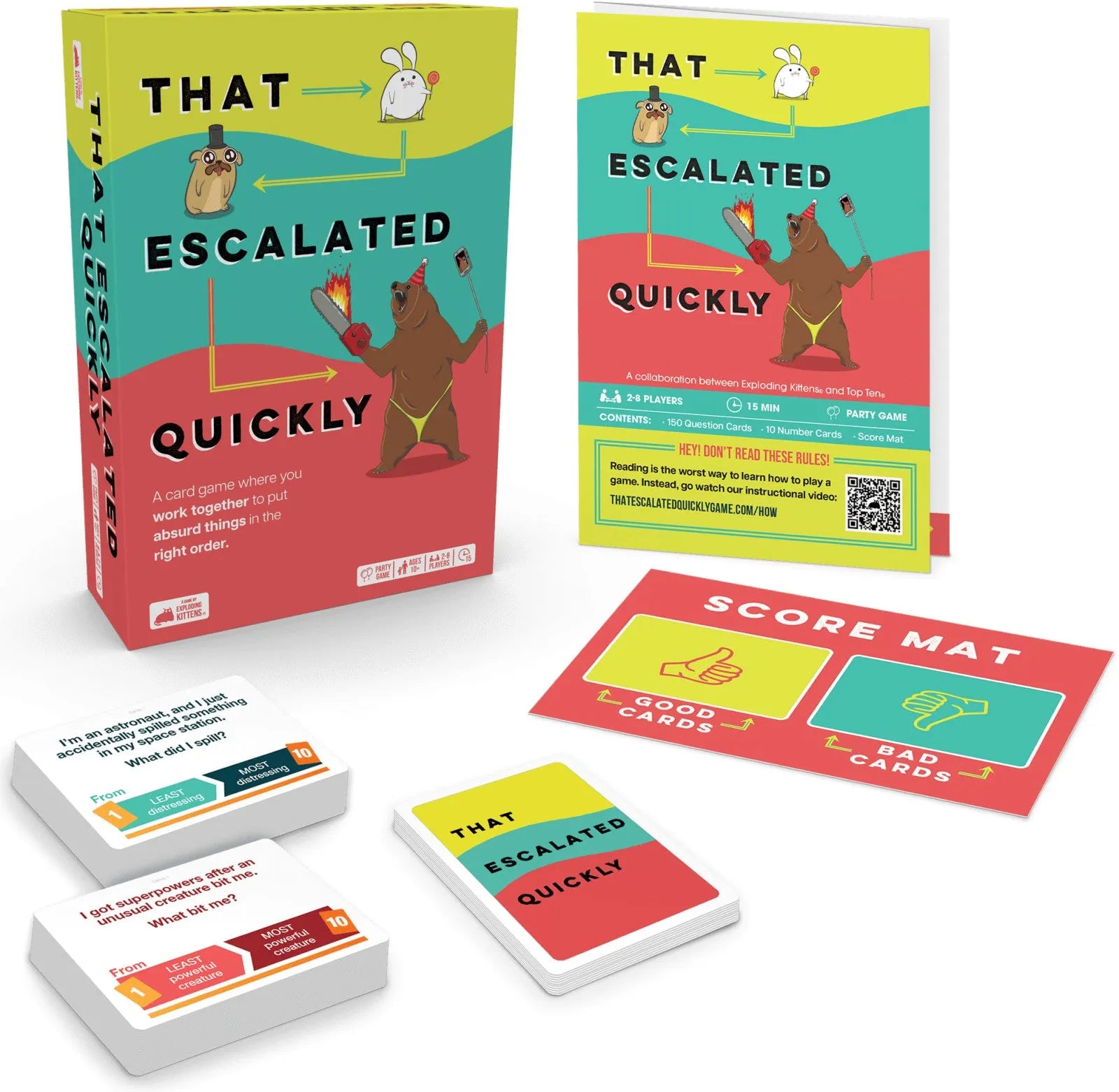 That Escalated Quickly by Exploding Kittens - Toybox Tales