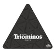 Triominos Onyx Edition tile game with metal tin