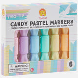 Two-Tip Candy Pastel Markers - Tiger Tribe - Toybox Tales