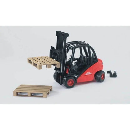1:16 Linde Fork Lift H30D with 2 Pallets - Toybox Tales