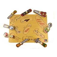 2 in 1 Peg Puzzle - Tools - Toybox Tales