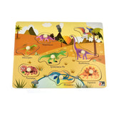 2 in 1 Peg Puzzle - Dinosaurs - Toybox Tales