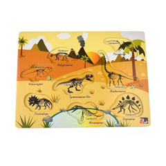 2 in 1 Peg Puzzle - Dinosaurs - Toybox Tales