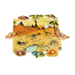 2 in 1 Peg Puzzle - Dinosaurs - Toybox Tales