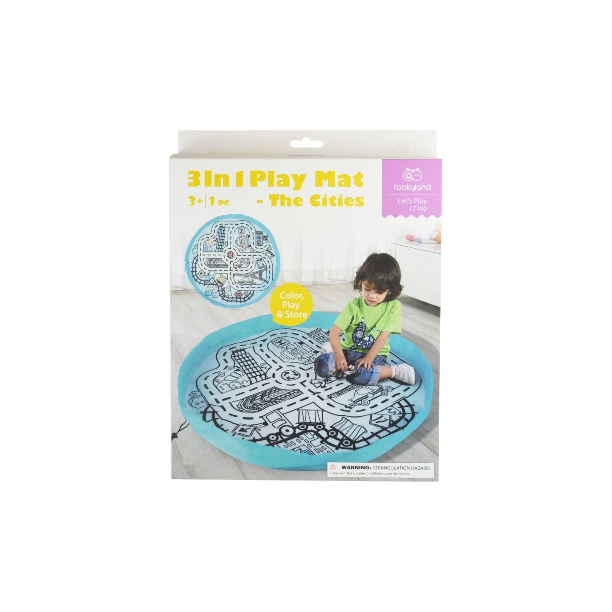 3 in 1 Play Mat - The Cities - Toybox Tales