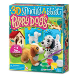 4M - Mould and Paint - 3D Puppy Dogs - Toybox Tales