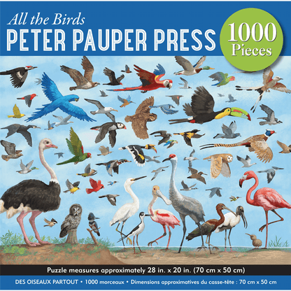 All the Birds Puzzle 1000 Pieces - Toybox Tales