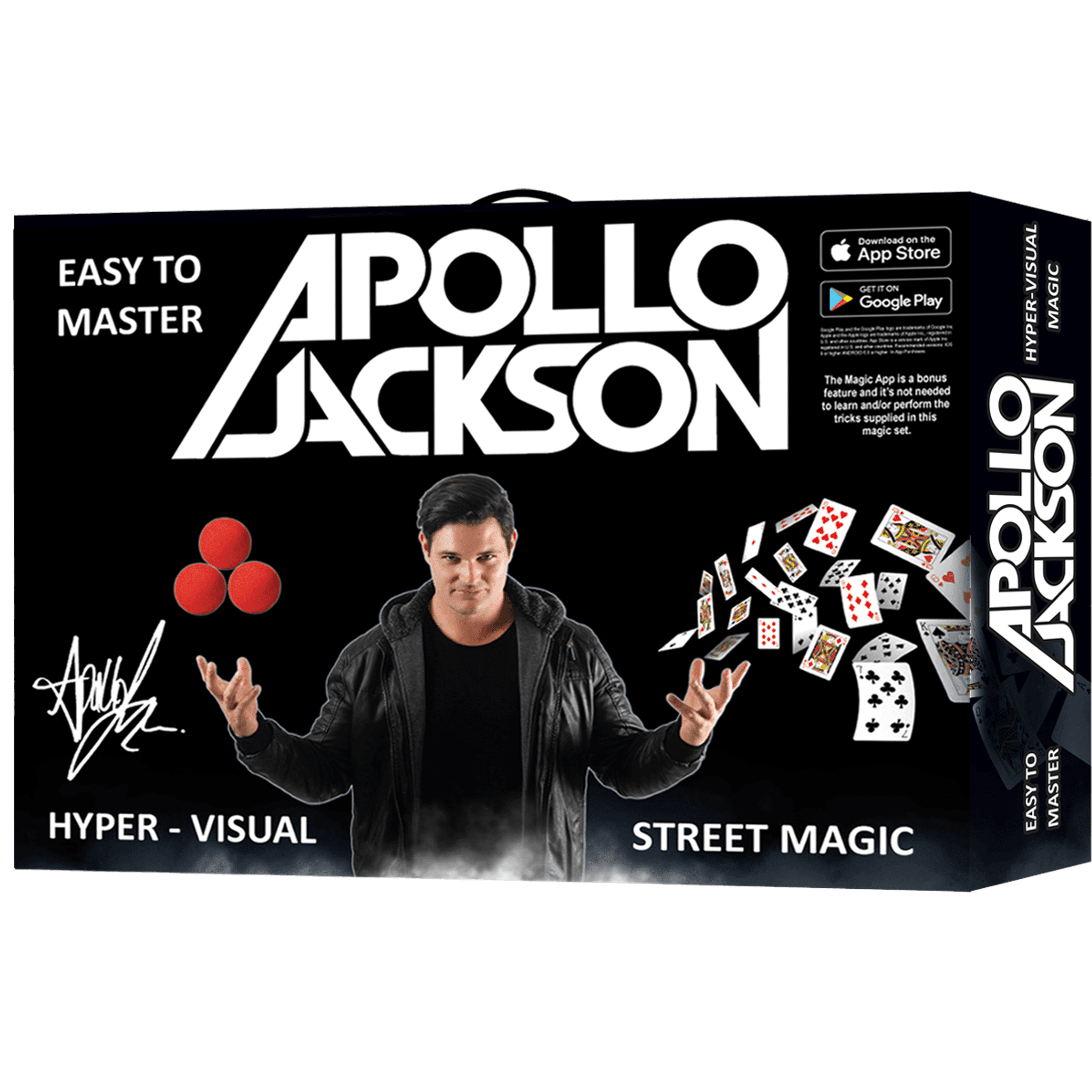 Apollo Jackson Hyper Visual Street Magic Trick Set (over 100 Tricks) - Toybox Tales