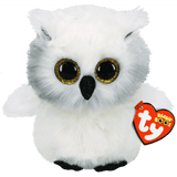 Austin the White Owl (Regular Beanie Boo) - Toybox Tales