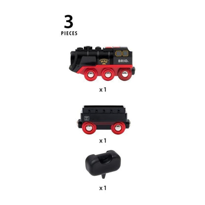 BRIO BO - Steaming Train 3 pieces - Toybox Tales