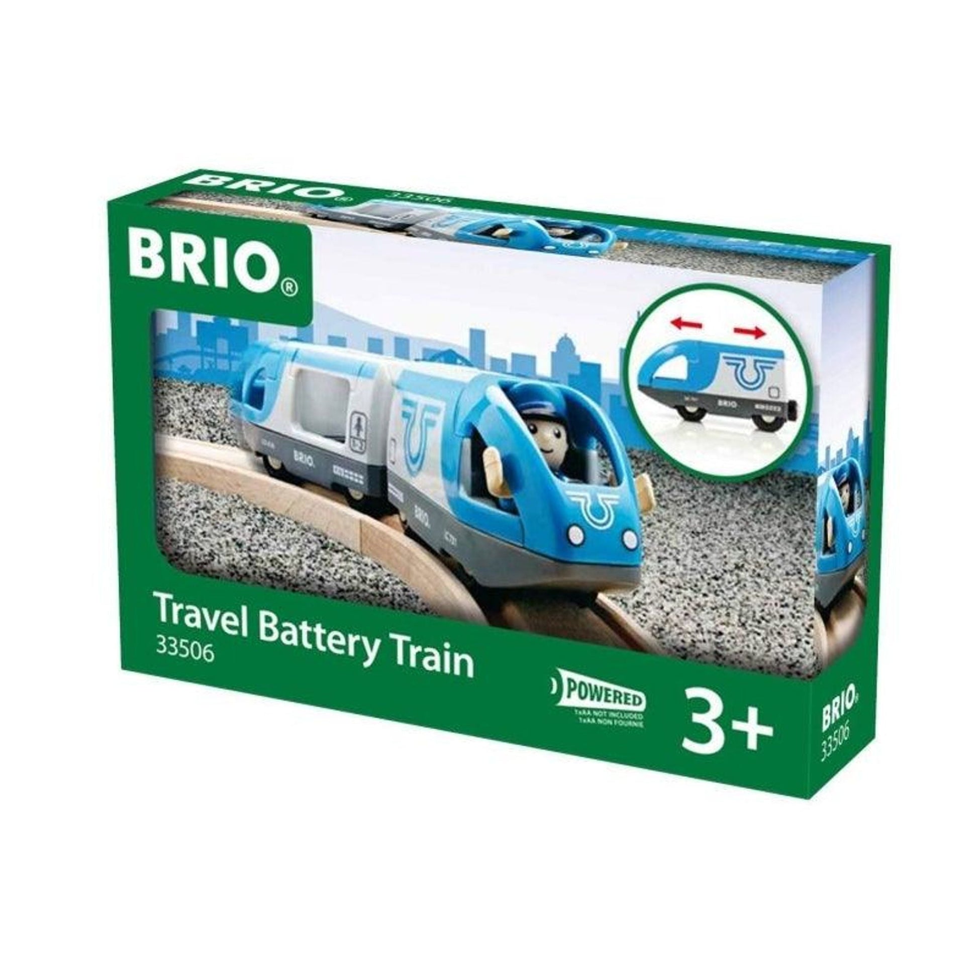 BRIO BO - Travel Battery Train 3 pieces - Toybox Tales