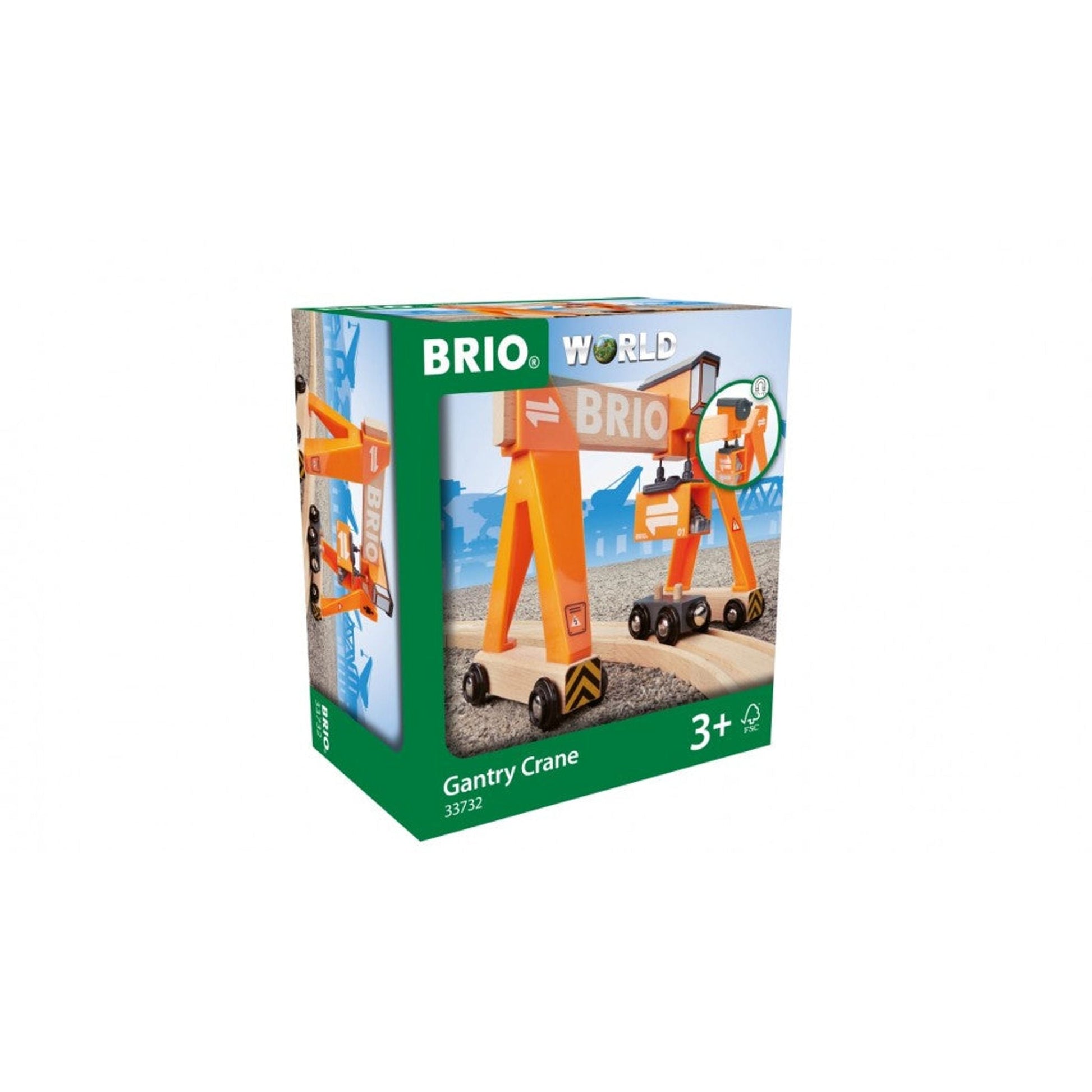 BRIO Crane - Gantry Crane 4 pieces - Toybox Tales